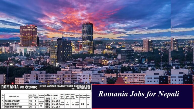 Romania Jobs for Nepali Citizens