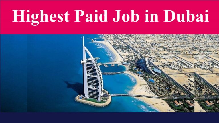 Highest Paid Job in Dubai