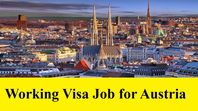 Working Visa Job for Austria