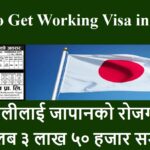 How to Get Working Visa in Japan
