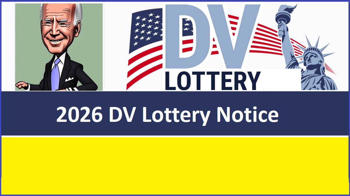 2026 DV Lottery Notice